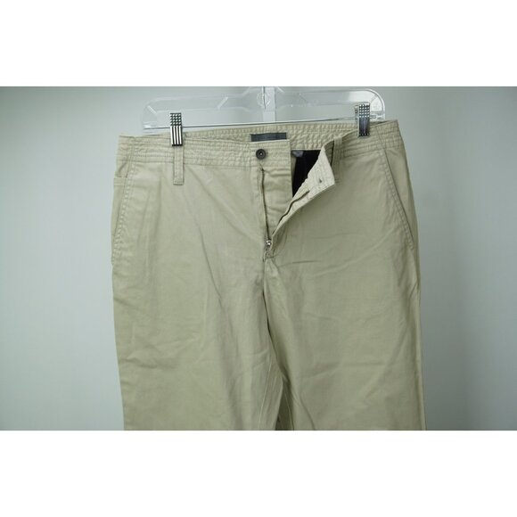 John Varvatos Beige Keith Slim Hollywood Mens Cotton Pants Sz 32 Brand New